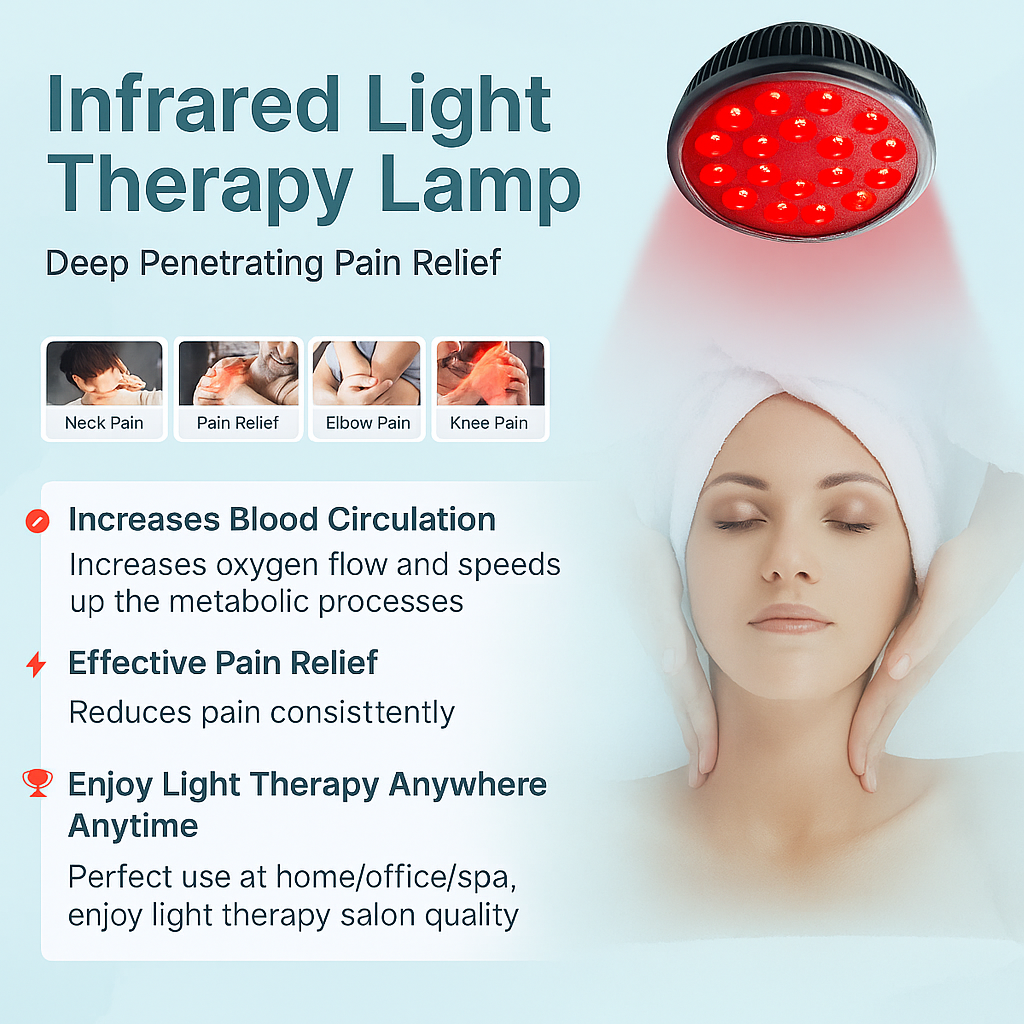 Infrared Red Light Bulb with Tripod