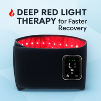 Portable Red Light Belt with Massager - 105 LEDs