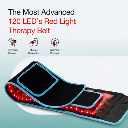Vyalight Red Light Belt 120 LEDs Adjustable Comfort Wrap