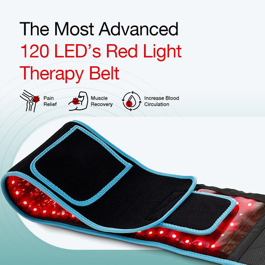 Vyalight Red Light Belt 120 LEDs Adjustable Comfort Wrap
