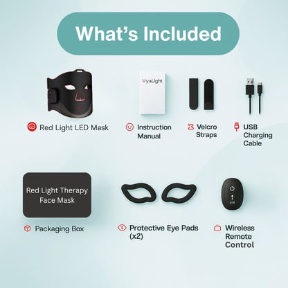 Wireless Red Light Therapy Face Mask